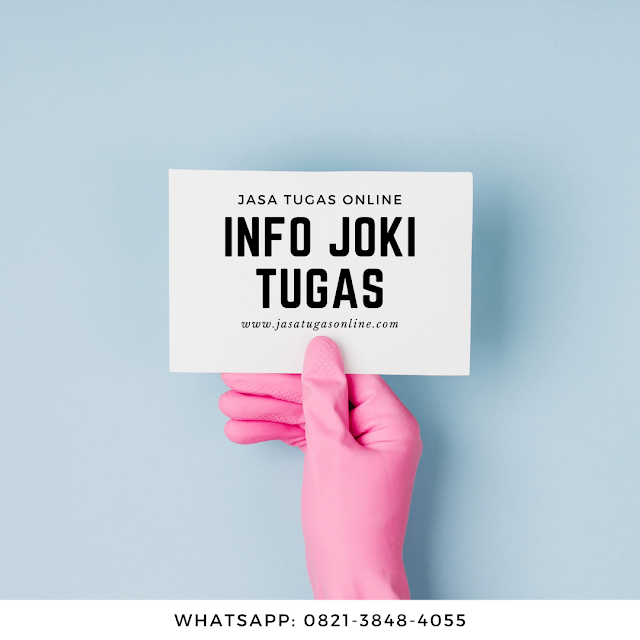 Info Joki Tugas Harga Murah dan Terpercaya
